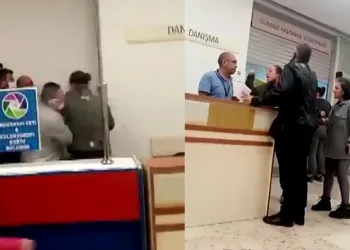 Hasta yakını sağlık çalışanına saldırdı