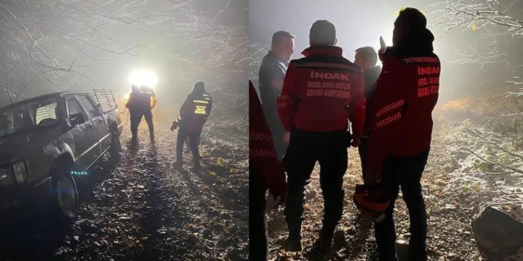 İlk karı görmek istediler, dağda mahsur kaldılar