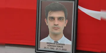 Genç komiser son yolculuğuna uğurlandı