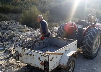 Kaçak moloz dökenlere göz açtırılmıyor