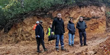 Deprem fay hattında inceleme