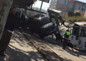 Bursa’da çekicinin iş kazası