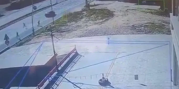 Köpekten kaçarken otomobil çarptı
