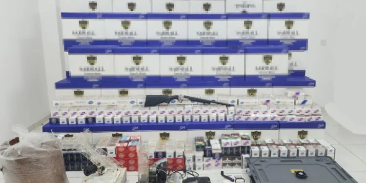 Tekirdağ’da milyonlarca kaçak makaron ele geçirildi