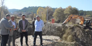 Harmancık’ta ekolojik köprü inşaatına başlandı