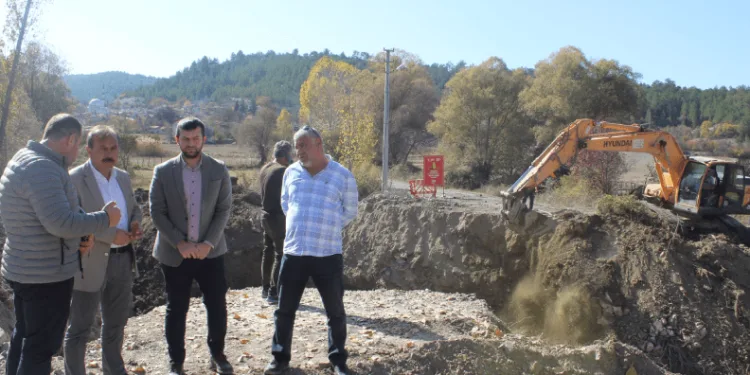 Harmancık’ta ekolojik köprü inşaatına başlandı