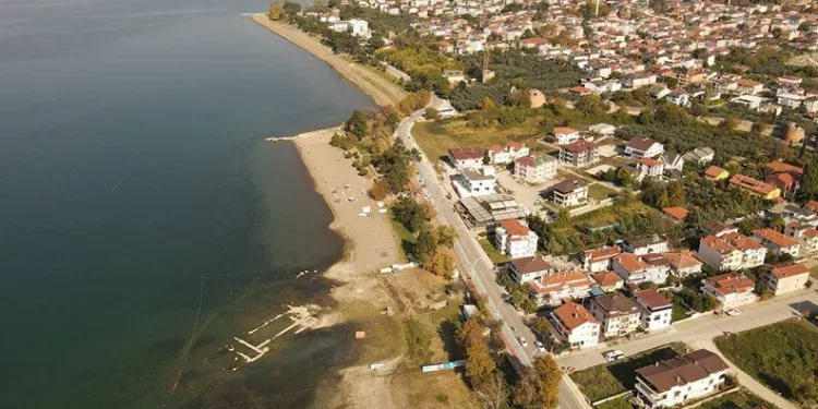 İznik Gölü’ndeki çekilme korkutucu boyuta ulaştı