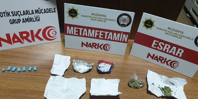 Mudanya’da uyuşturucu operasyonu