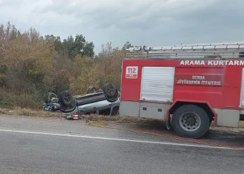 Bursa’da feci kaza: 1 ölü, 2 yaralı