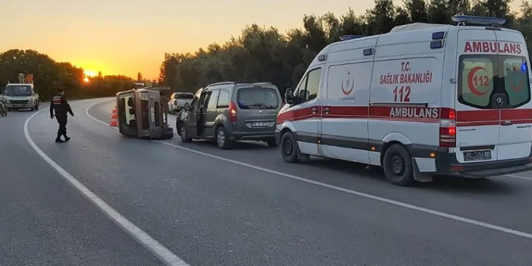Kaza yerine giden muhabir, abisinin kazasıyla karşılaştı