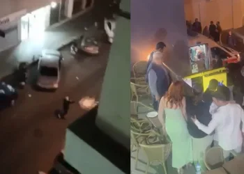 Cadde ortasında silahla 2 kişiyi vurdu
