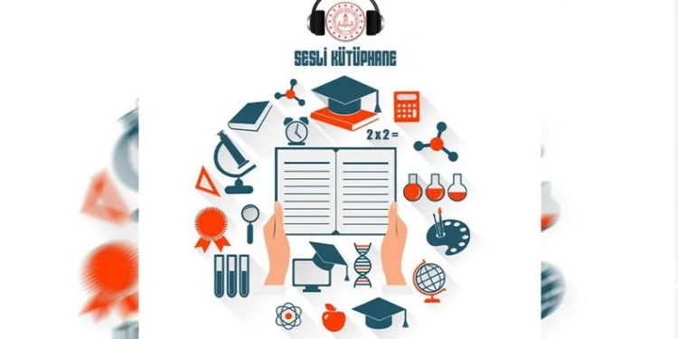 Görme yetersizliği olan öğrenciler için sesli kütüphane