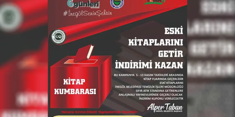 Bursa’da eski kitabını getirene, indirim kuponu