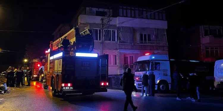 Bursa’da elektrikli battaniyeden yangın çıktı