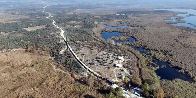 Tarihi Gölyazı yolu yenileniyor