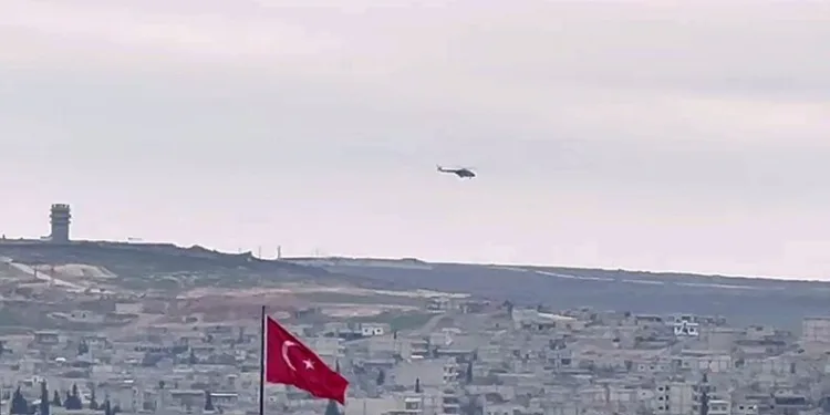 Türkiye – Suriye sınırında hava hareketliliği