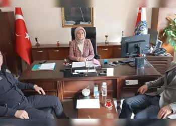 Harmancık Kaymakamı Atasever’den İlçe Emniyet Amirliğine ziyaret