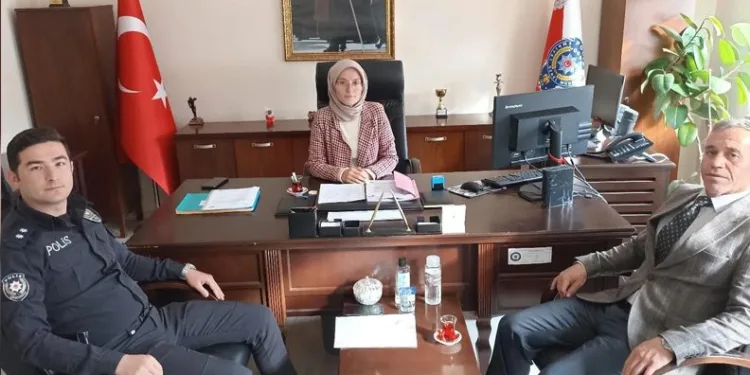 Harmancık Kaymakamı Atasever’den İlçe Emniyet Amirliğine ziyaret