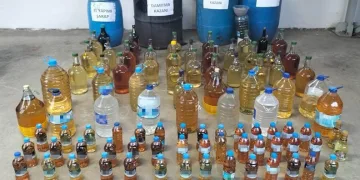 Bursa’da kaçak içki üreten 3 şahıs gözaltına alındı