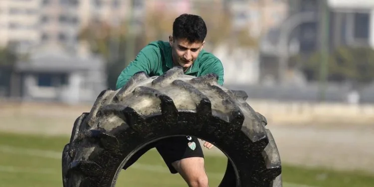 Bursaspor’dan dikkat çeken antrenman