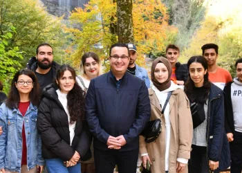 Mehmet Kanar Suuçtu Şelalesi’nde öğrencileri ağırladı