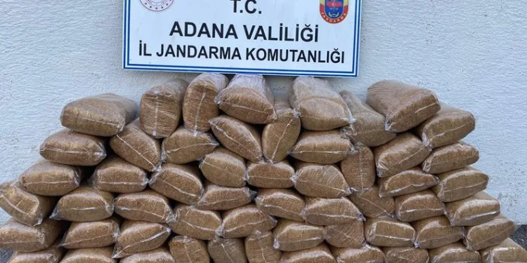 Adana’da 336 kilo kaçak tütün ele geçirildi