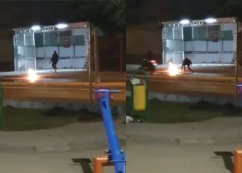 Bursa’da piknik tüpü alev aldı