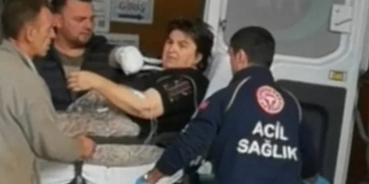 Bursa’da hızarın üzerine düşen kadının kolu koptu