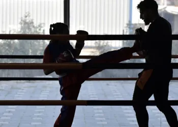 İkizler, Türk bayrağını göndere çektirmek için ter döküyor