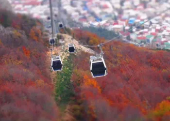 Teleferiğe şiddetli rüzgar engeli