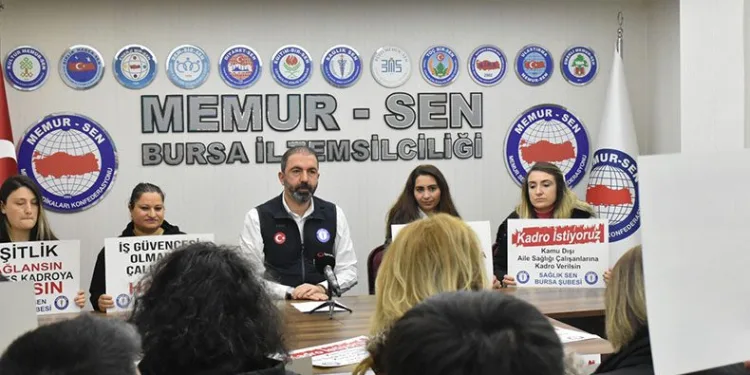 Aile sağlığı çalışanları da kadro bekliyor