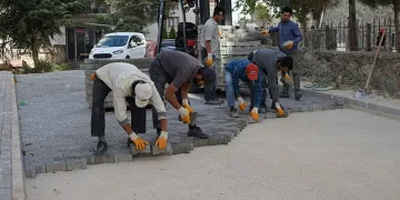 Gemlik’e 10 bin metrekare parke taşı