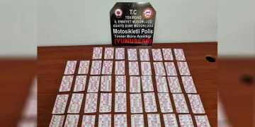 Tekirdağ’da 672 adet sentetik hap ele geçirildi