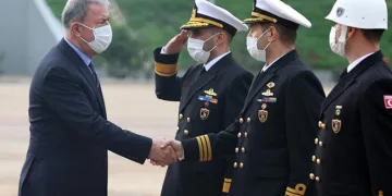Bakan Akar’dan Saha Komutanlığına ziyaret
