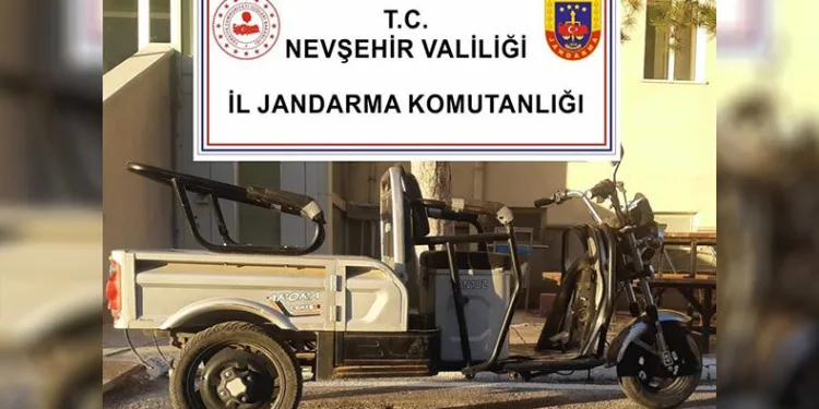 Nevşehir’de hırsızlar jandarmadan kaçamadı
