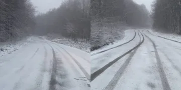 İznik‘te kar etkisini sürdürüyor