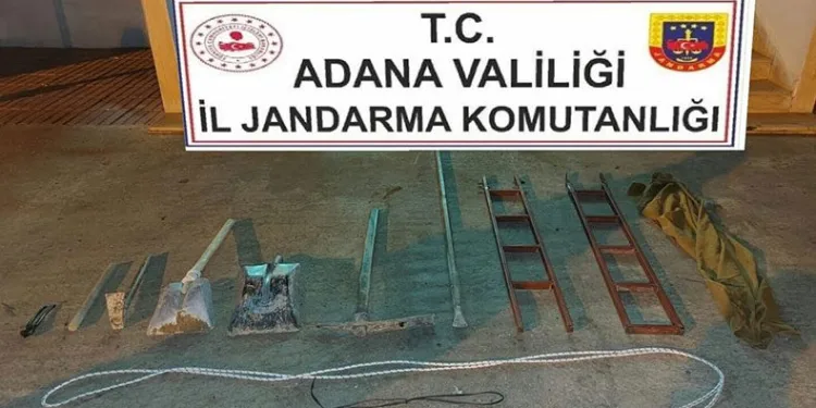 Adana’da kaçak kazı yapanlar yakalandı