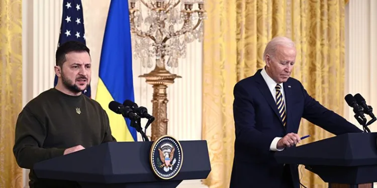 Zelenskiy ile Biden Washington’da buluştu