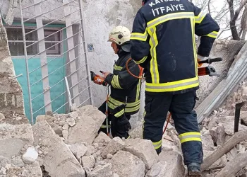 Kayseri’de tüp bomba gibi patladı