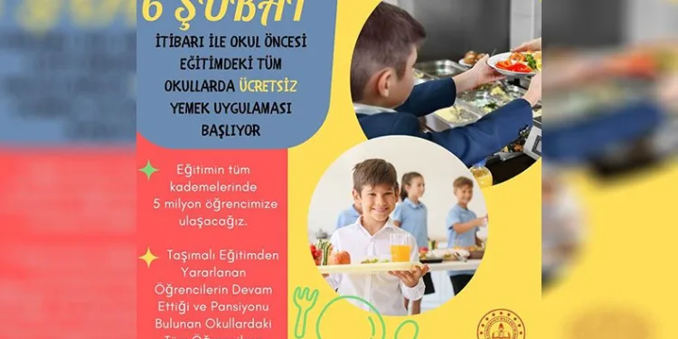 Ücretsiz yemek uygulaması başlıyor