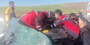Diyarbakır’da feci kaza: 1 ölü, 2 yaralı