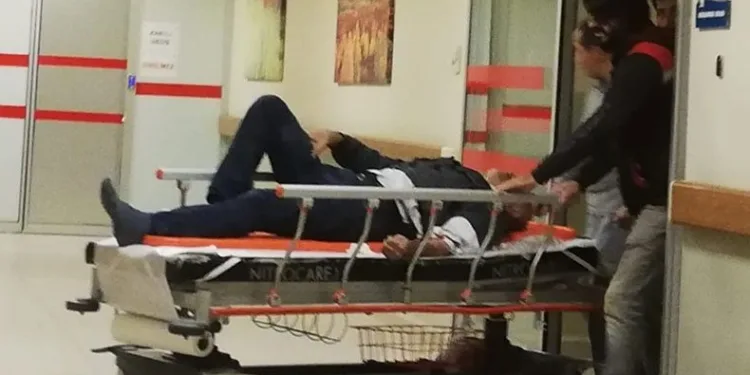 Bursa’da bir çalışan ilk iş gününde hastanelik oldu