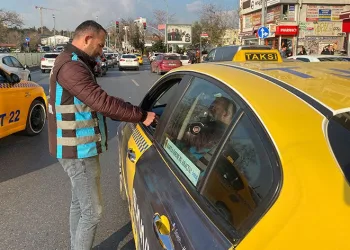 Çay içerken denetime takıldı