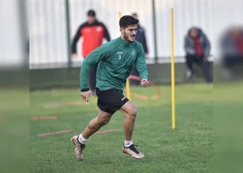 Bursaspor günü çift idmanla tamamladı