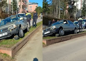 Zonguldak’ta sürücü fren yerine gaza bastı