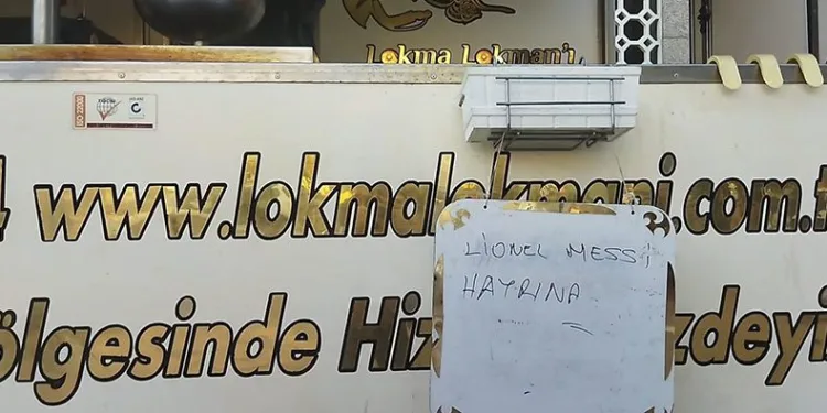 Bursa’da Messi için lokma dağıtıldı