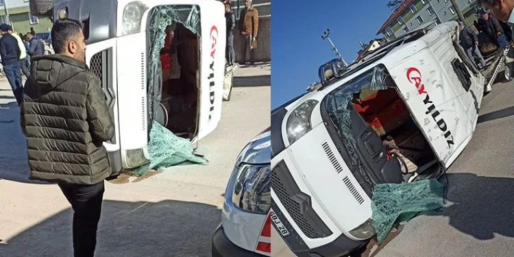 Konya’da öğrenci servisi devrildi
