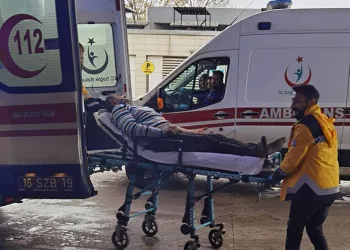 Otomobil iş yerine daldı: 1 yaralı