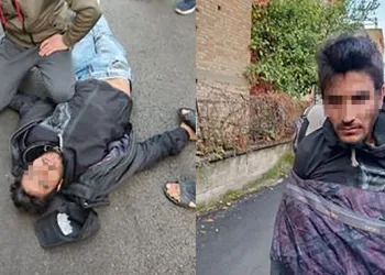Ölen adamın gözlüğünü çalan şahsa meydan dayağı