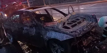 LPG’li otomobil alev topuna döndü